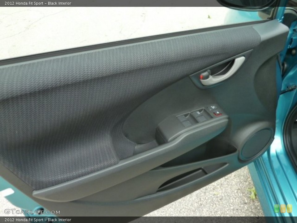 Black Interior Door Panel for the 2012 Honda Fit Sport #67808517