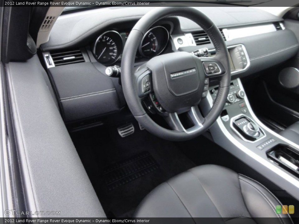 Dynamic Ebony/Cirrus Interior Photo for the 2012 Land Rover Range Rover Evoque Dynamic #67809945