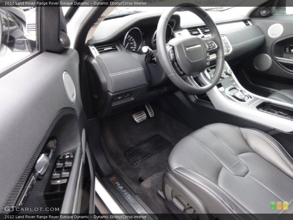 Dynamic Ebony/Cirrus Interior Prime Interior for the 2012 Land Rover Range Rover Evoque Dynamic #67809955
