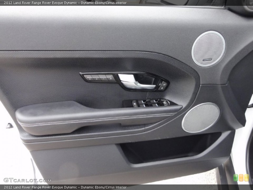 Dynamic Ebony/Cirrus Interior Door Panel for the 2012 Land Rover Range Rover Evoque Dynamic #67809966