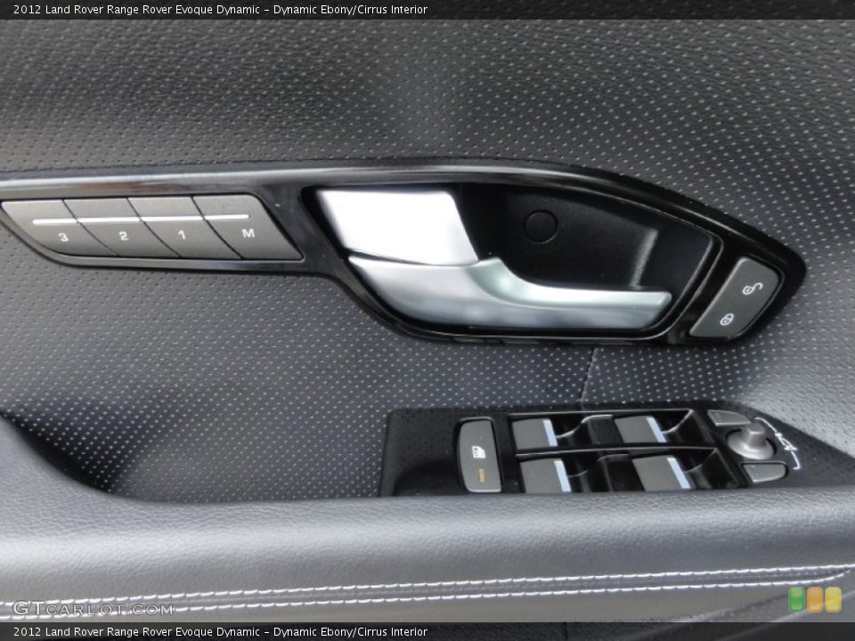 Dynamic Ebony/Cirrus Interior Controls for the 2012 Land Rover Range Rover Evoque Dynamic #67809975