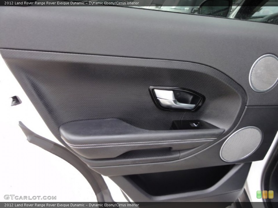 Dynamic Ebony/Cirrus Interior Door Panel for the 2012 Land Rover Range Rover Evoque Dynamic #67810092