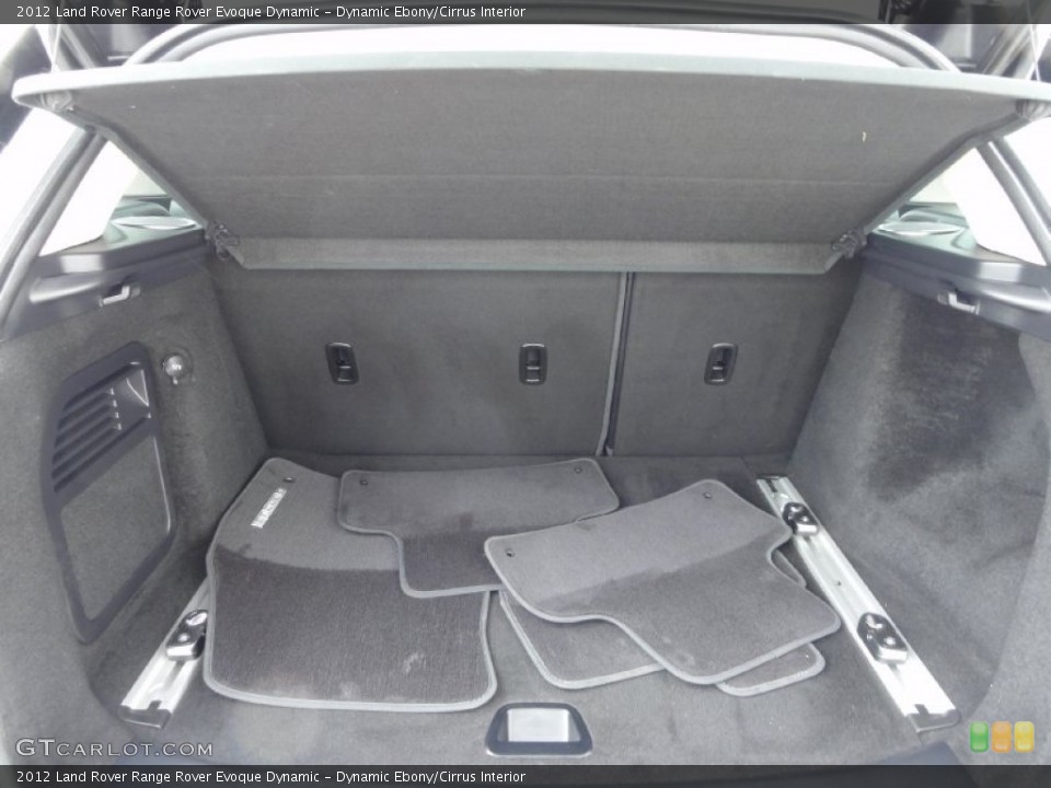 Dynamic Ebony/Cirrus Interior Trunk for the 2012 Land Rover Range Rover Evoque Dynamic #67810119