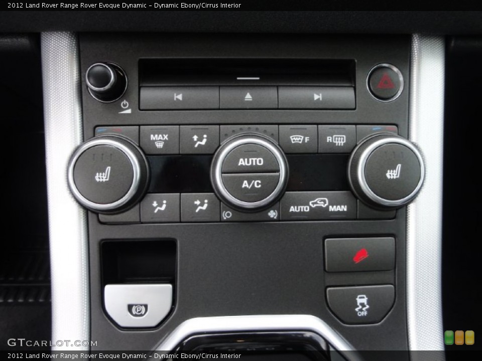 Dynamic Ebony/Cirrus Interior Controls for the 2012 Land Rover Range Rover Evoque Dynamic #67810215