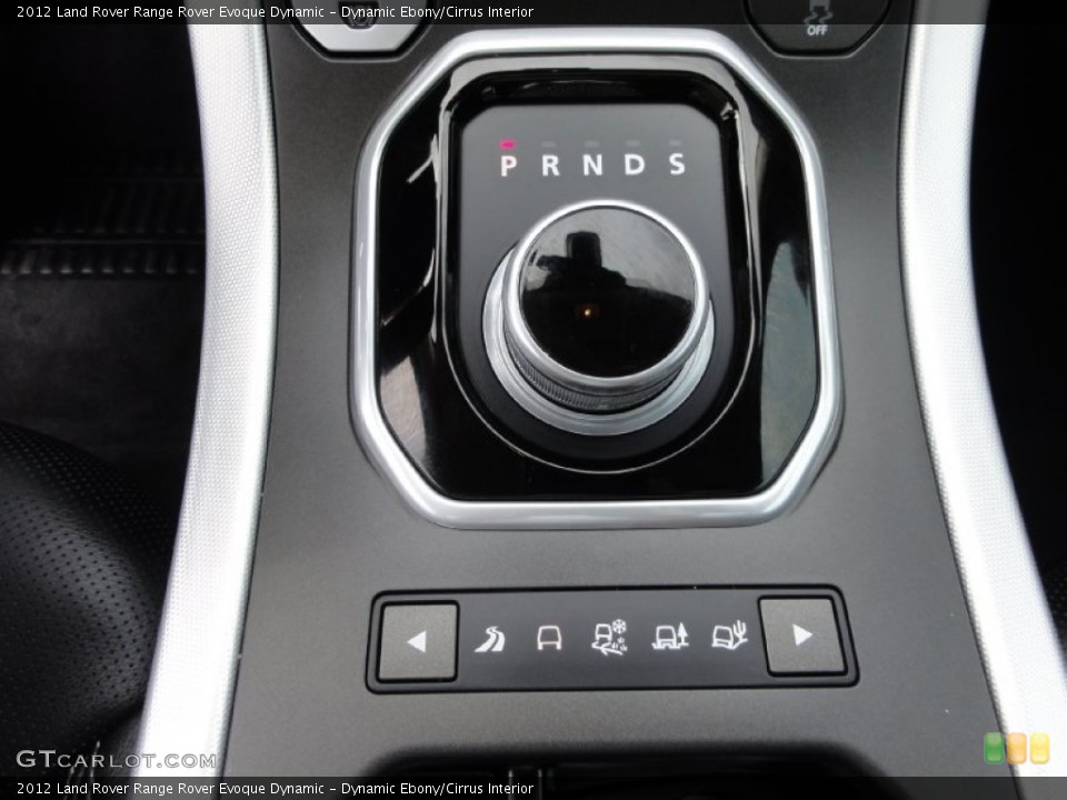 Dynamic Ebony/Cirrus Interior Transmission for the 2012 Land Rover Range Rover Evoque Dynamic #67810224
