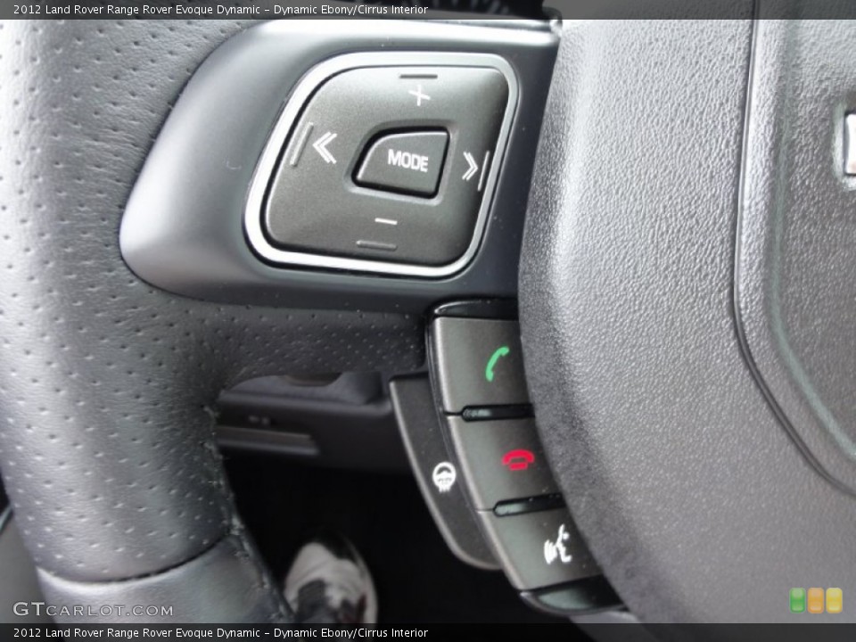 Dynamic Ebony/Cirrus Interior Controls for the 2012 Land Rover Range Rover Evoque Dynamic #67810275