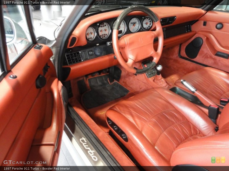 Boxster Red Interior Prime Interior for the 1997 Porsche 911 Turbo #67810803