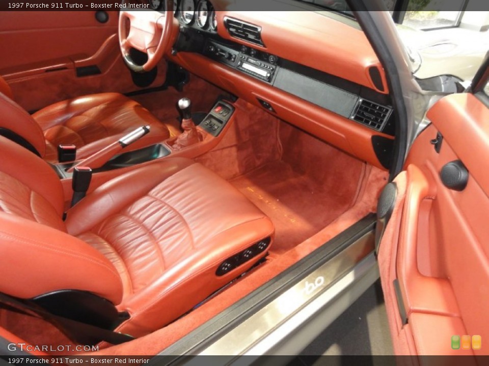 Boxster Red Interior Photo for the 1997 Porsche 911 Turbo #67810841