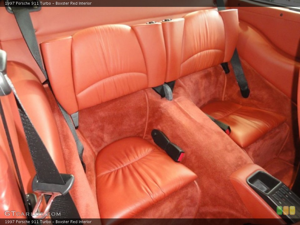 Boxster Red Interior Rear Seat for the 1997 Porsche 911 Turbo #67811016