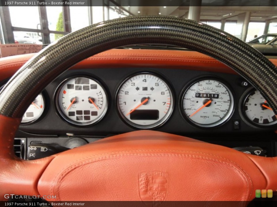 Boxster Red Interior Gauges for the 1997 Porsche 911 Turbo #67811148