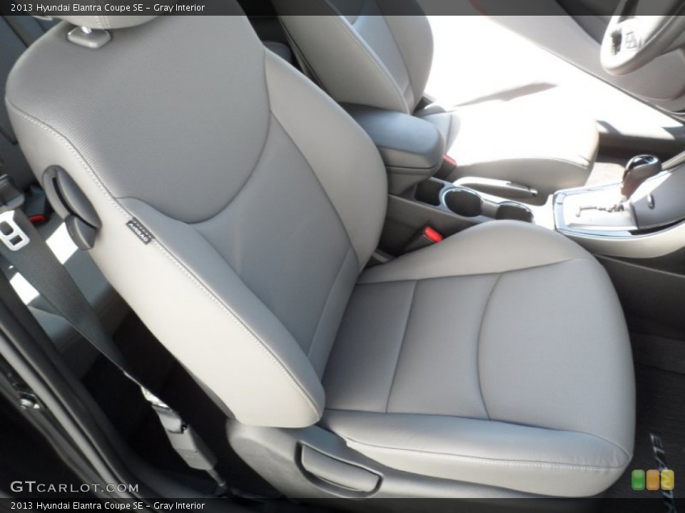 Gray Interior Front Seat for the 2013 Hyundai Elantra Coupe SE #67811295