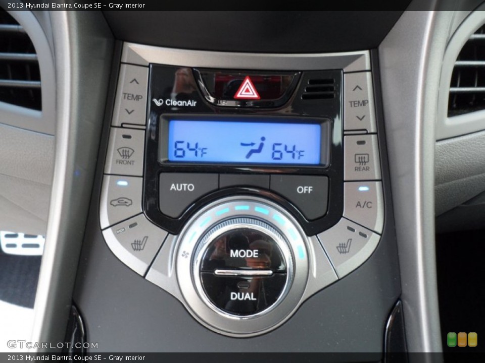 Gray Interior Controls for the 2013 Hyundai Elantra Coupe SE #67811385