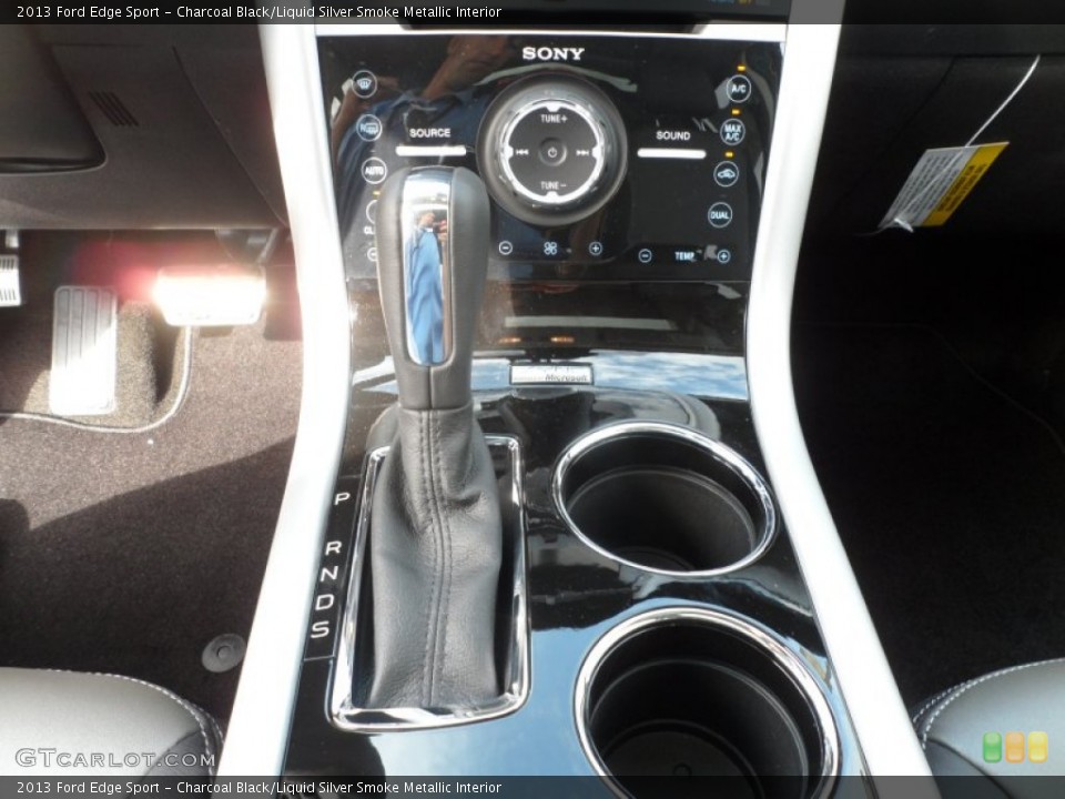 Charcoal Black/Liquid Silver Smoke Metallic Interior Transmission for the 2013 Ford Edge Sport #67811688
