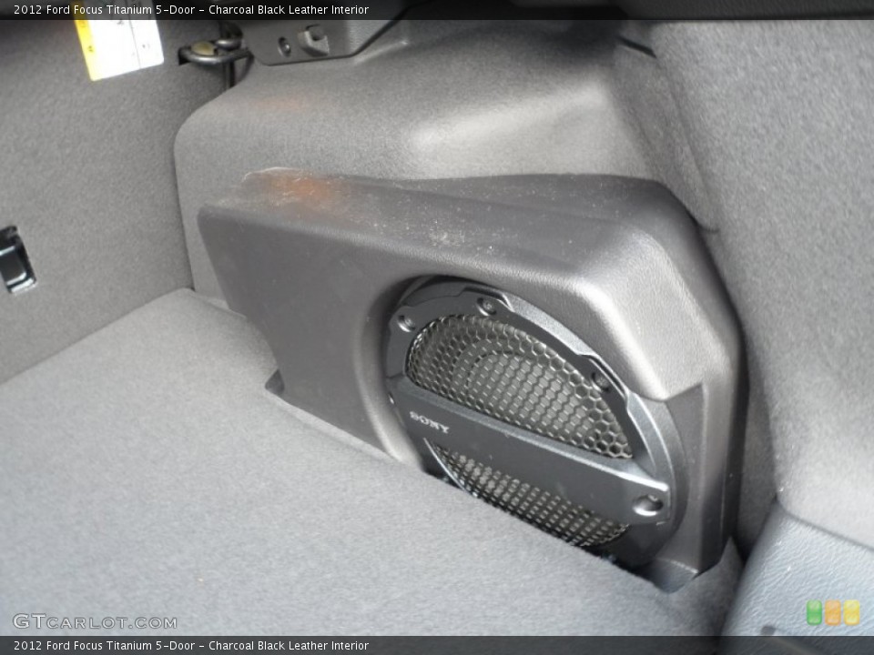 Charcoal Black Leather Interior Audio System for the 2012 Ford Focus Titanium 5-Door #67812875