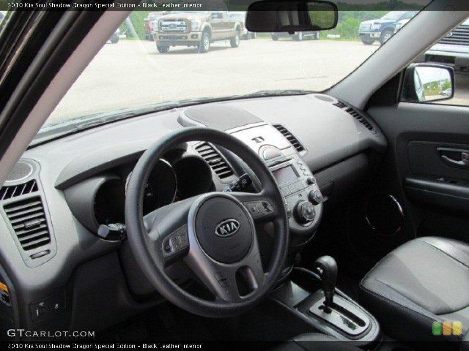 Black Leather Interior Photo for the 2010 Kia Soul Shadow Dragon Special Edition #67813470