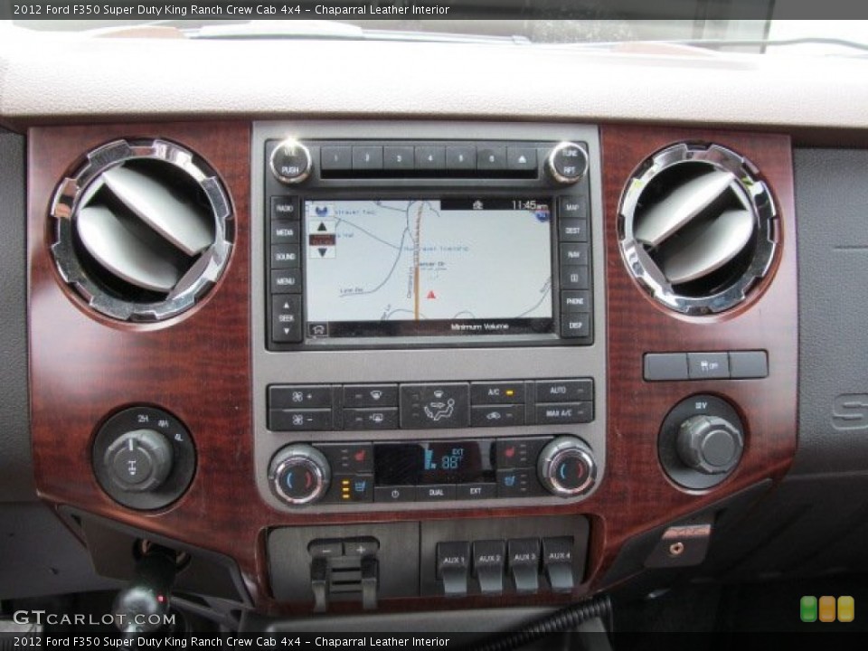 Chaparral Leather Interior Controls for the 2012 Ford F350 Super Duty King Ranch Crew Cab 4x4 #67814297