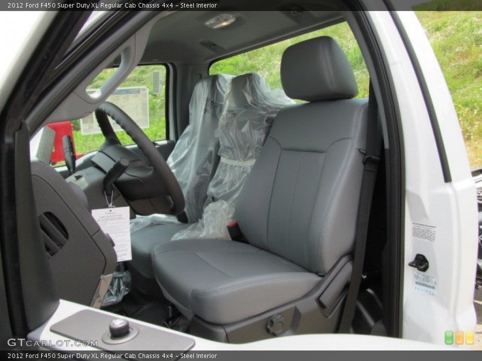 Steel Interior Photo for the 2012 Ford F450 Super Duty XL Regular Cab Chassis 4x4 #67815105