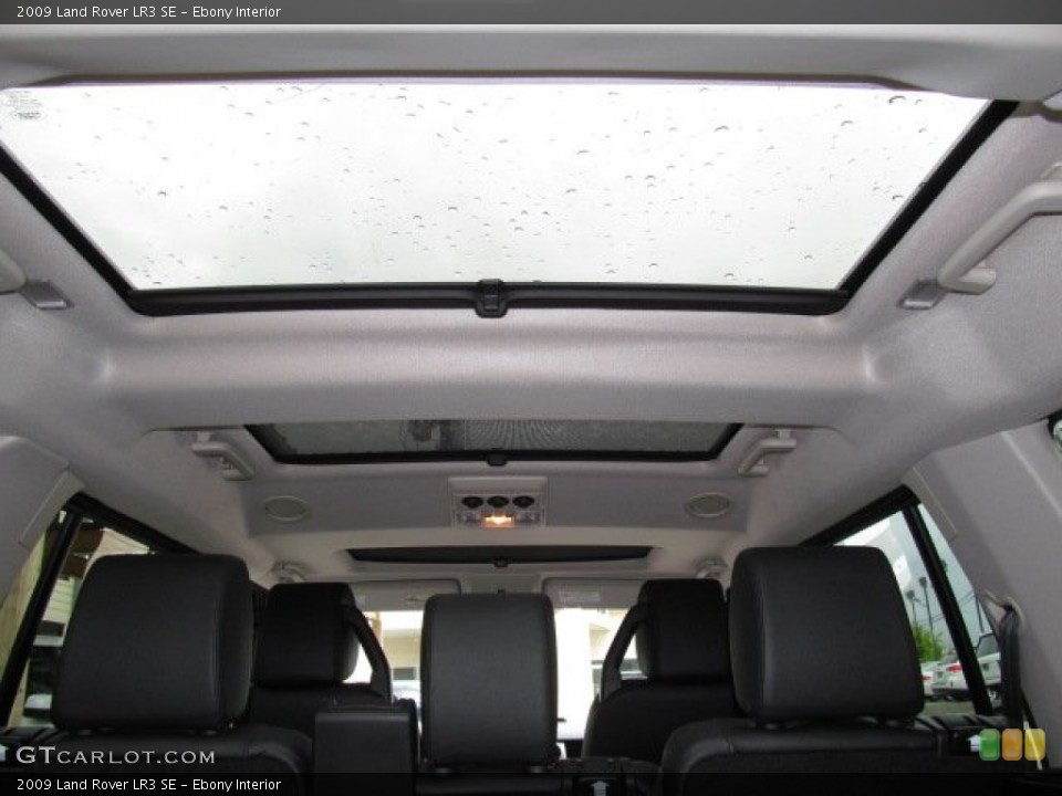 Ebony Interior Sunroof for the 2009 Land Rover LR3 SE #67825704