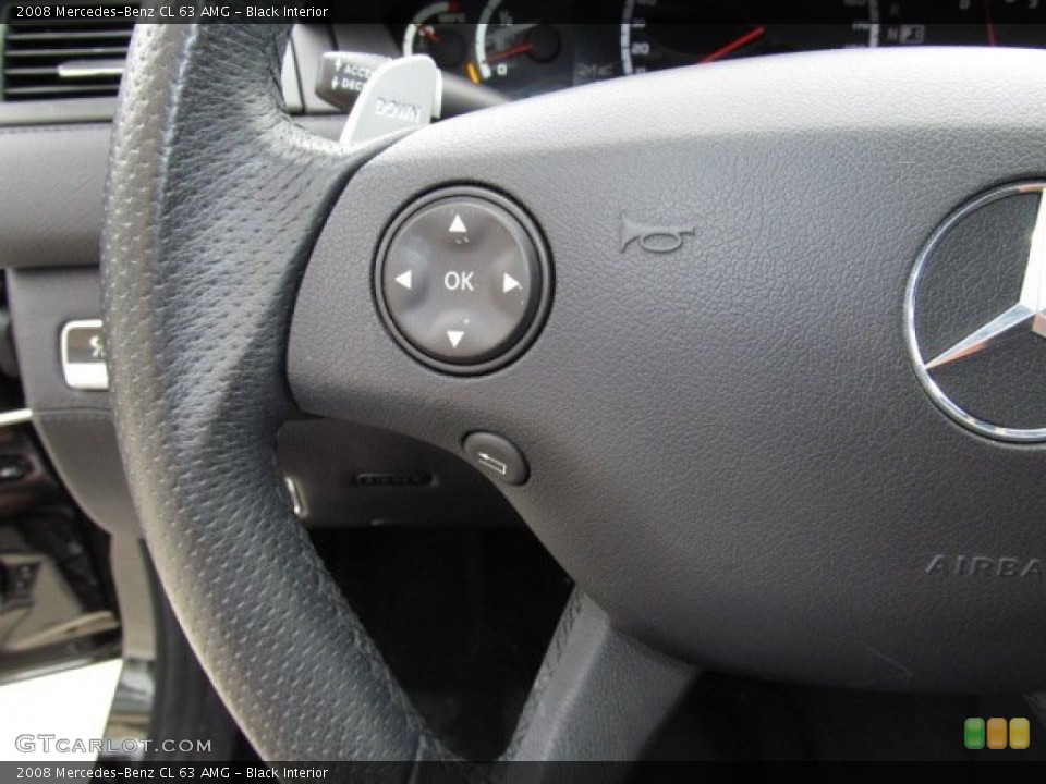 Black Interior Controls for the 2008 Mercedes-Benz CL 63 AMG #67826625