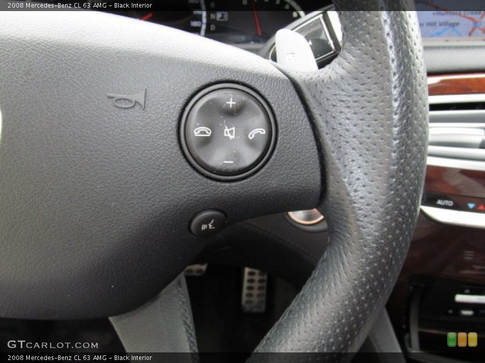 Black Interior Controls for the 2008 Mercedes-Benz CL 63 AMG #67826634