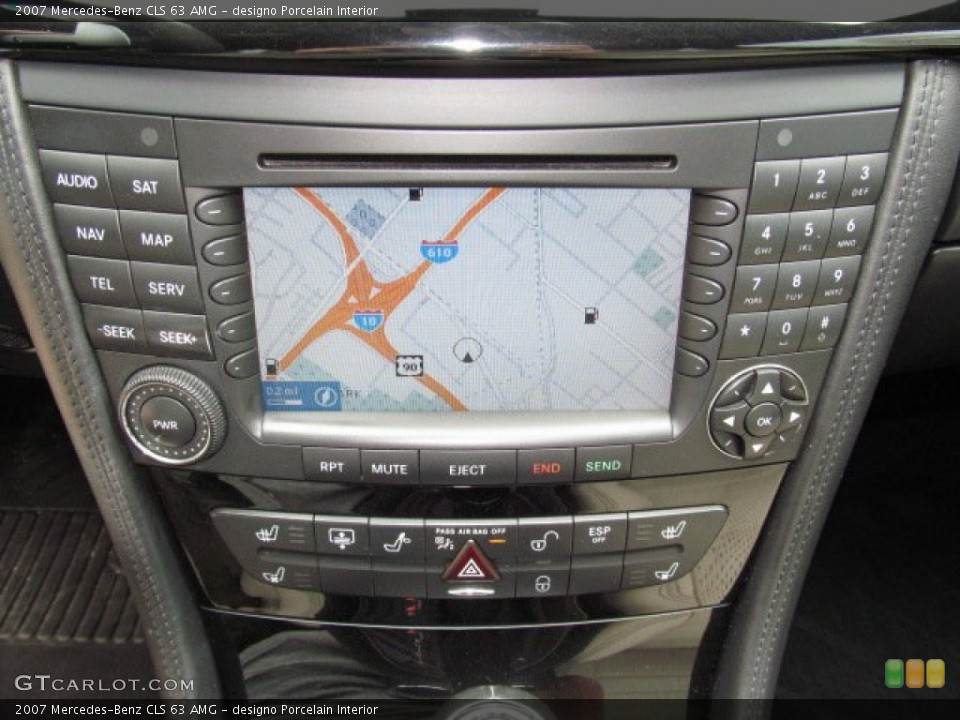 designo Porcelain Interior Navigation for the 2007 Mercedes-Benz CLS 63 AMG #67827141