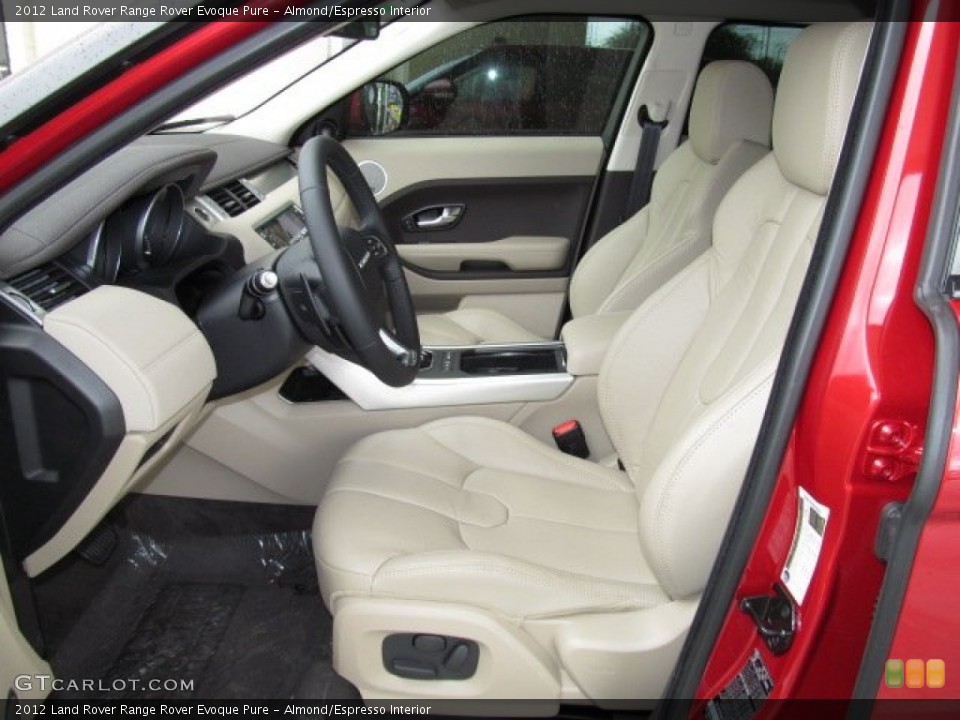 Almond/Espresso Interior Prime Interior for the 2012 Land Rover Range Rover Evoque Pure #67829124