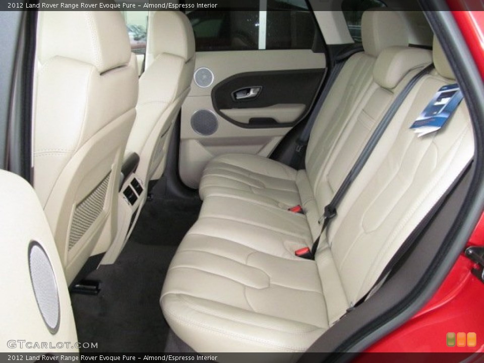 Almond/Espresso Interior Rear Seat for the 2012 Land Rover Range Rover Evoque Pure #67829142