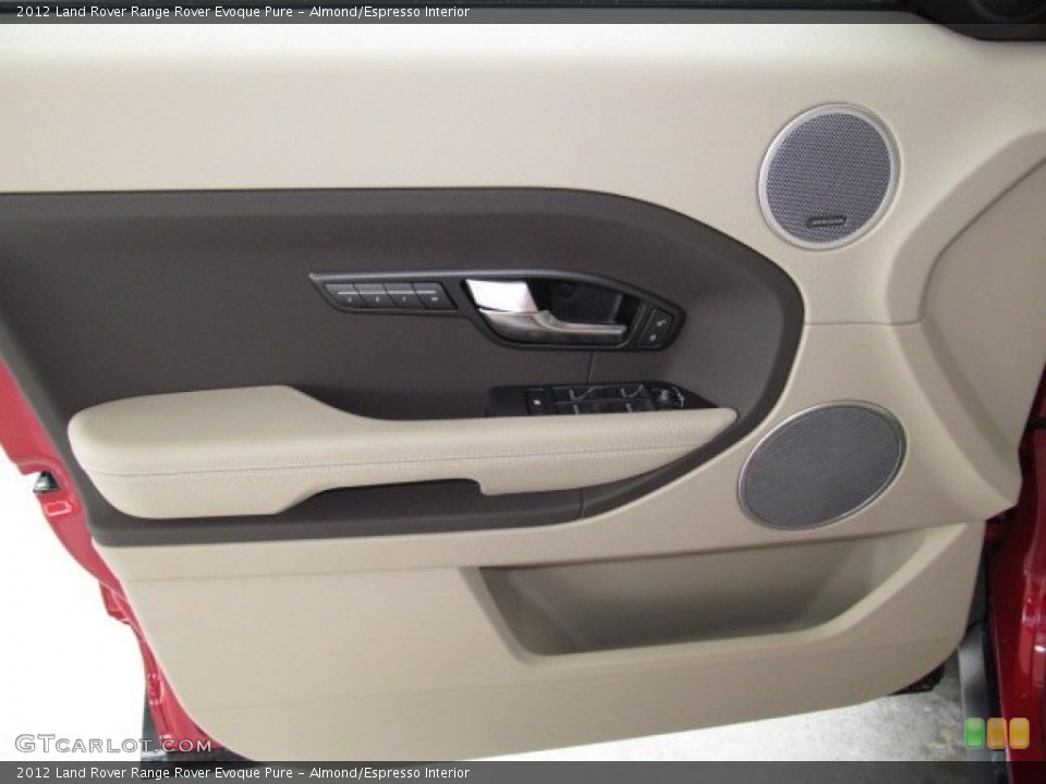 Almond/Espresso Interior Door Panel for the 2012 Land Rover Range Rover Evoque Pure #67829229