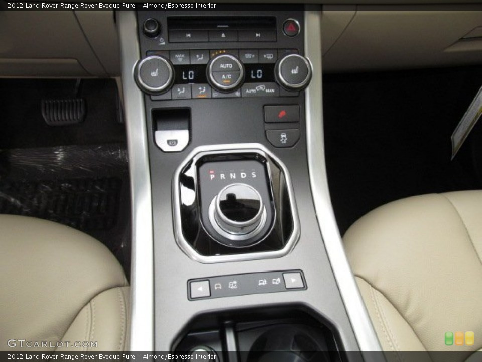 Almond/Espresso Interior Transmission for the 2012 Land Rover Range Rover Evoque Pure #67829235