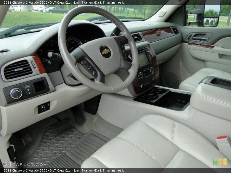 Light Titanium/Dark Titanium Interior Prime Interior for the 2011 Chevrolet Silverado 2500HD LT Crew Cab #67829667