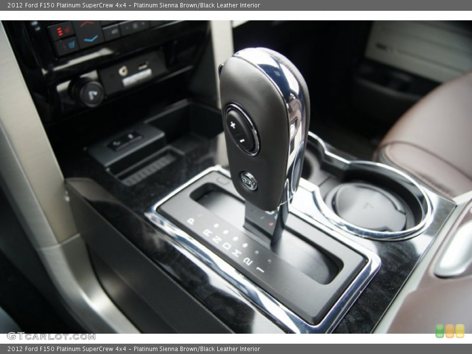 Platinum Sienna Brown/Black Leather Interior Transmission for the 2012 Ford F150 Platinum SuperCrew 4x4 #67831884
