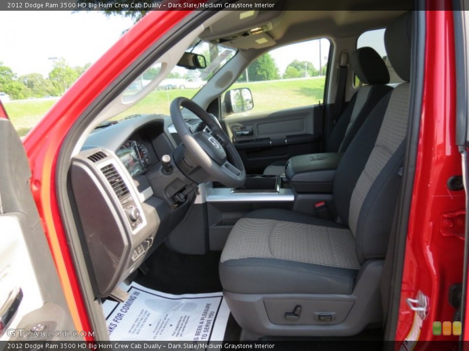 Dark Slate/Medium Graystone Interior Photo for the 2012 Dodge Ram 3500 HD Big Horn Crew Cab Dually #67832377