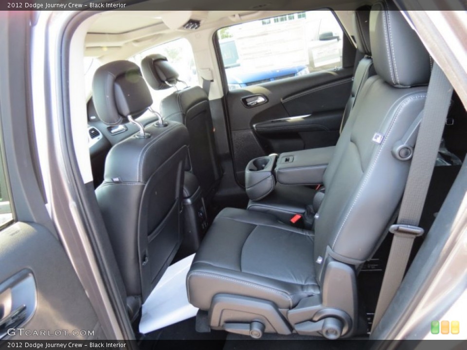 Black Interior Rear Seat for the 2012 Dodge Journey Crew #67833841