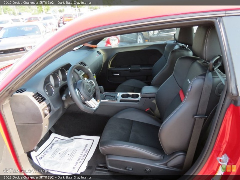 Dark Slate Gray Interior Photo for the 2012 Dodge Challenger SRT8 392 #67834673