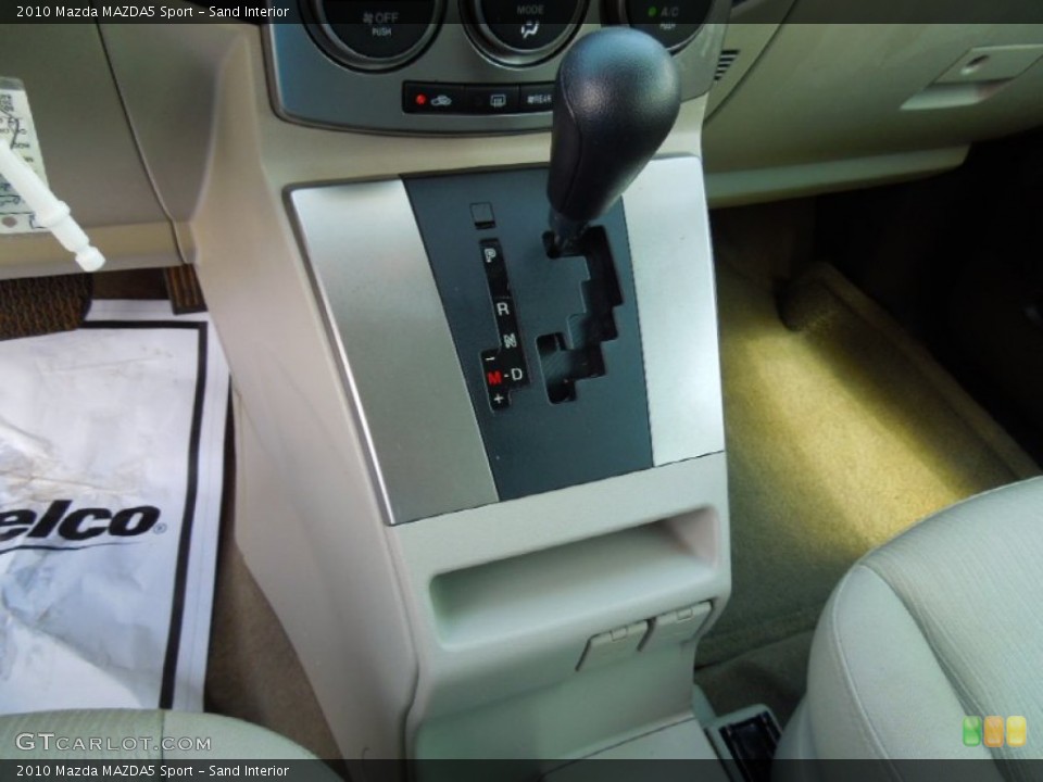 Sand Interior Transmission for the 2010 Mazda MAZDA5 Sport #67834844