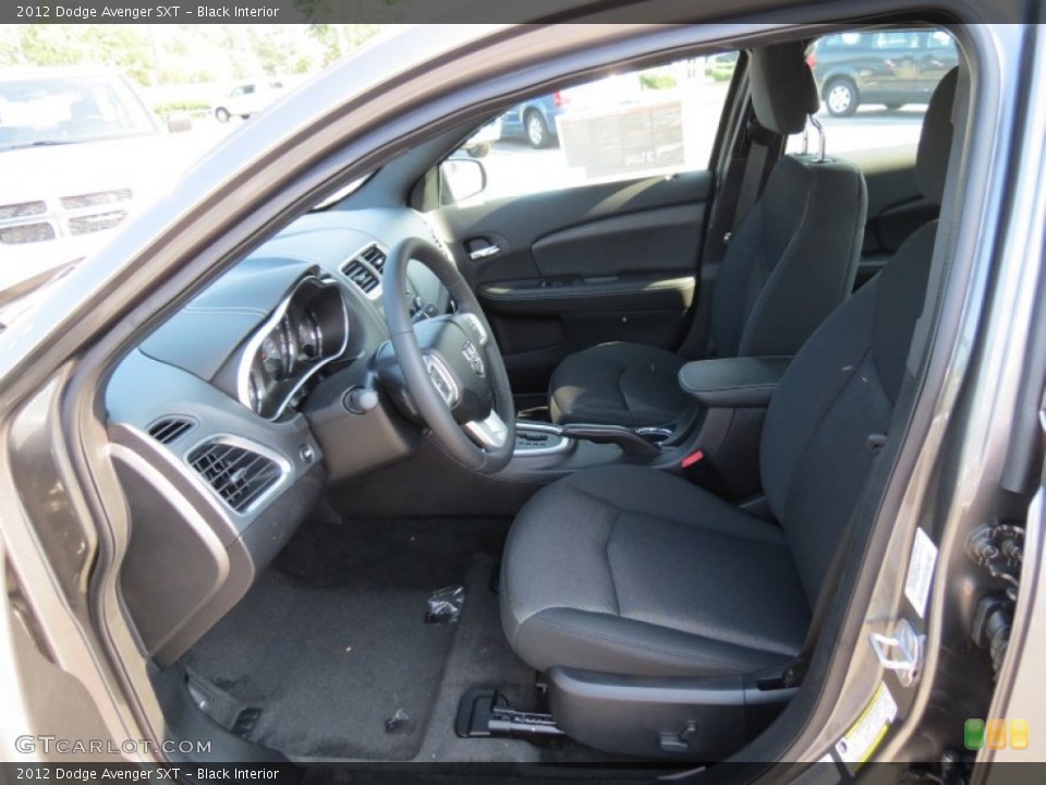 Black Interior Front Seat for the 2012 Dodge Avenger SXT #67834847