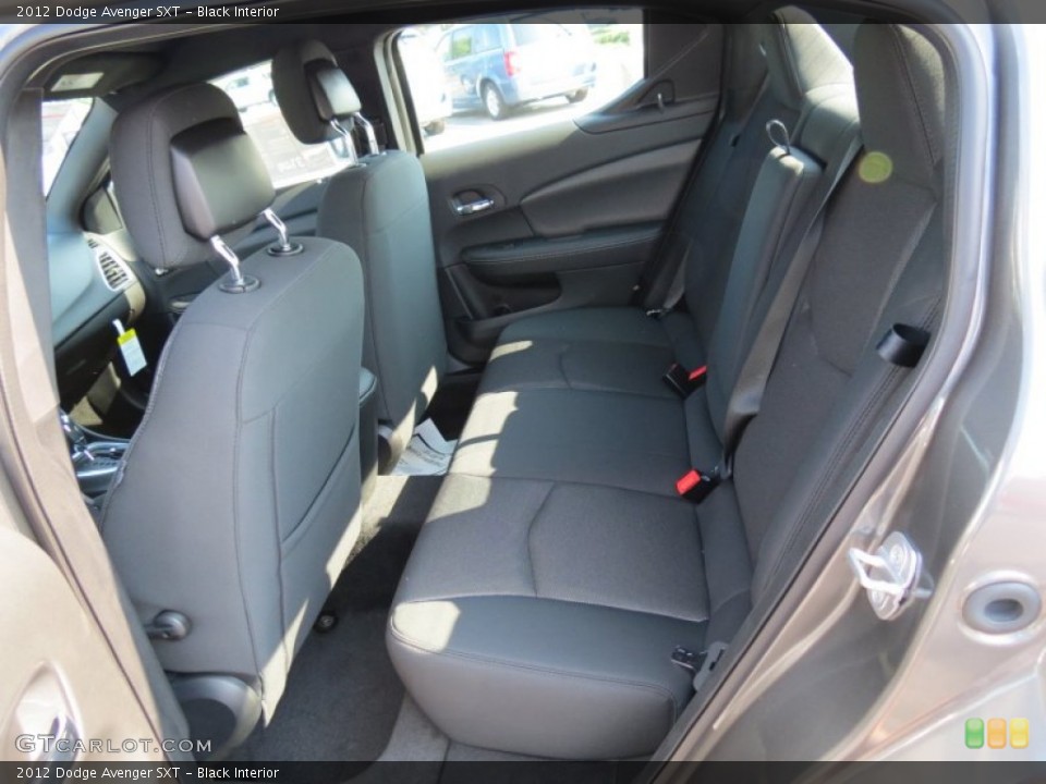 Black Interior Rear Seat for the 2012 Dodge Avenger SXT #67834850