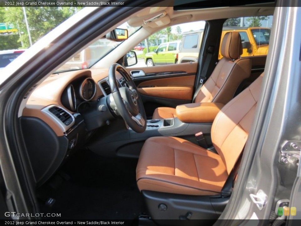 New Saddle/Black Interior Photo for the 2012 Jeep Grand Cherokee Overland #67835582