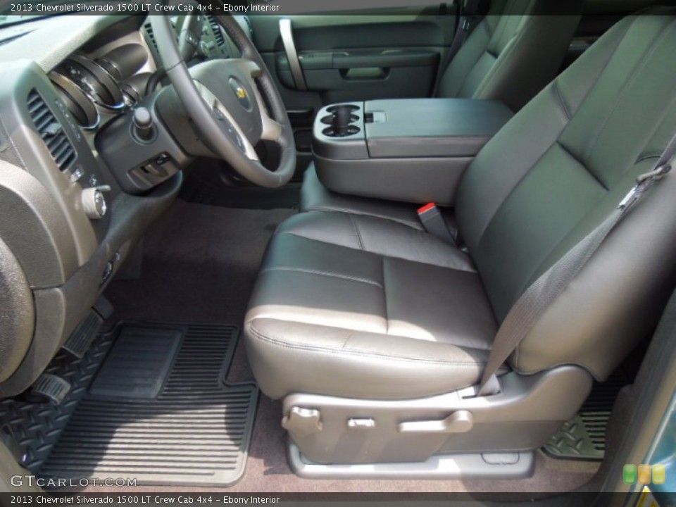 Ebony Interior Photo for the 2013 Chevrolet Silverado 1500 LT Crew Cab 4x4 #67836116