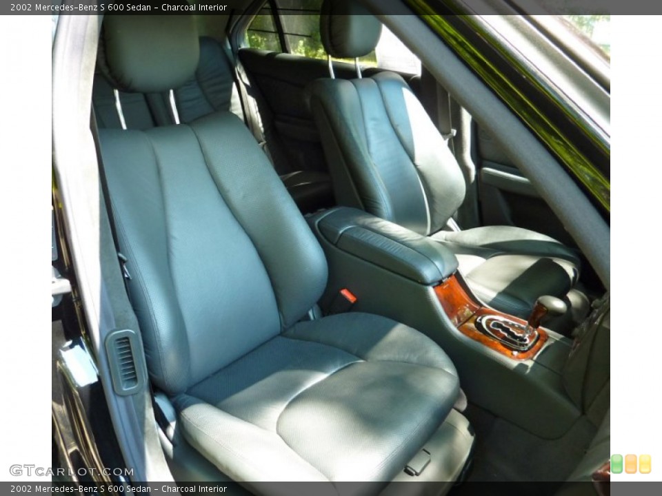 Charcoal Interior Front Seat for the 2002 Mercedes-Benz S 600 Sedan #67836773