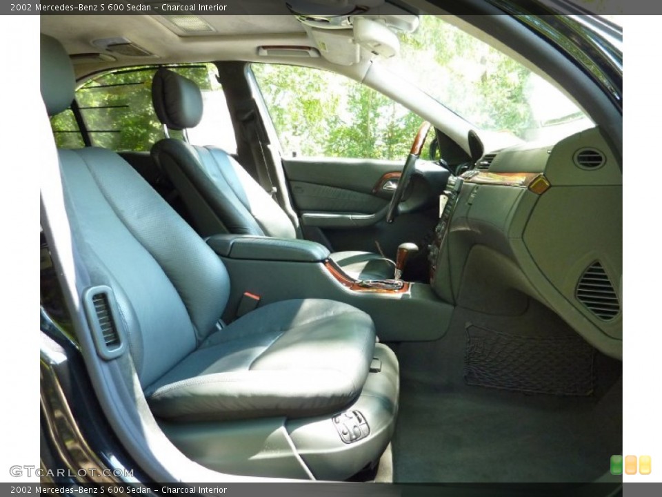 Charcoal Interior Front Seat for the 2002 Mercedes-Benz S 600 Sedan #67836782