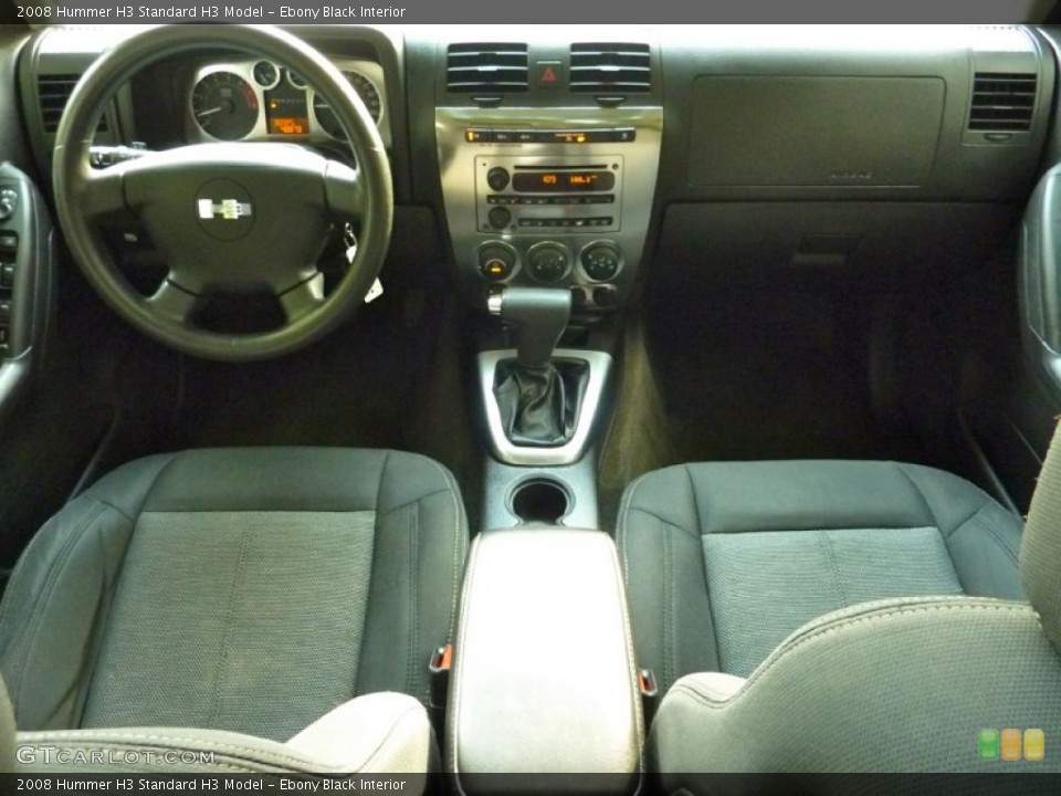Ebony Black Interior Dashboard for the 2008 Hummer H3  #67836908
