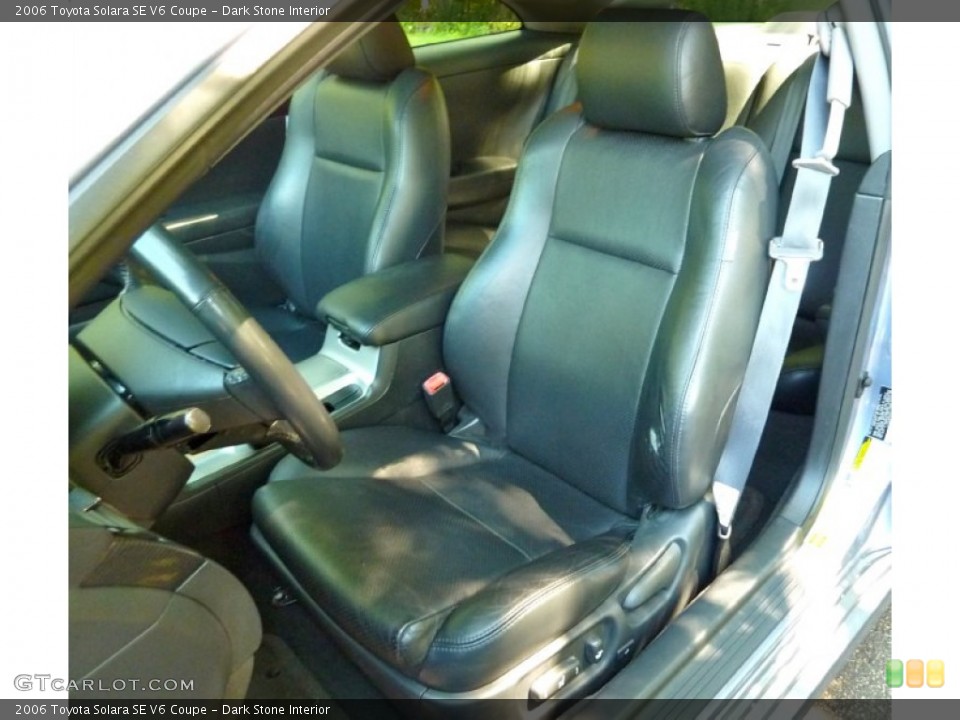 Dark Stone Interior Front Seat for the 2006 Toyota Solara SE V6 Coupe #67837430