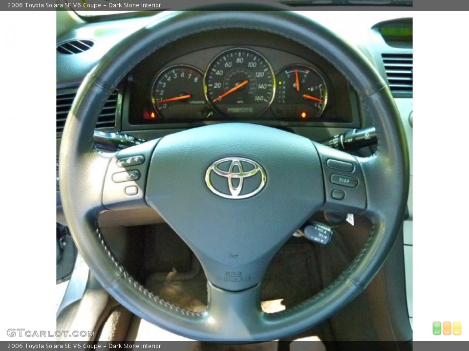 Dark Stone Interior Steering Wheel for the 2006 Toyota Solara SE V6 Coupe #67837448