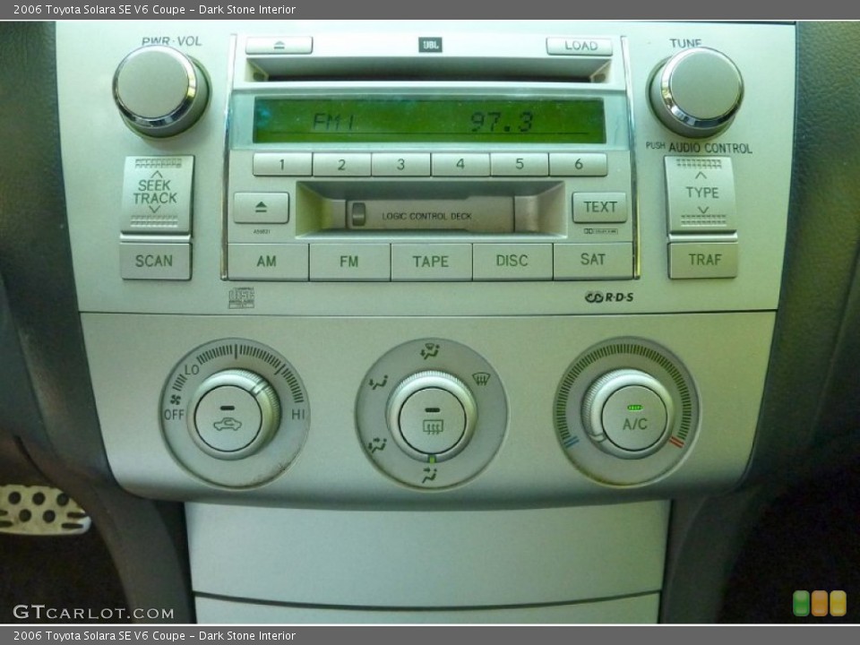 Dark Stone Interior Audio System for the 2006 Toyota Solara SE V6 Coupe #67837454