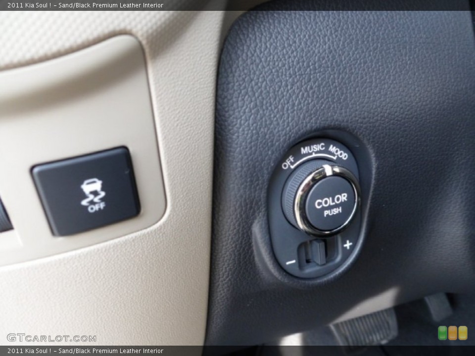 Sand/Black Premium Leather Interior Controls for the 2011 Kia Soul ! #67838740