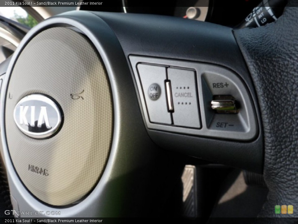 Sand/Black Premium Leather Interior Controls for the 2011 Kia Soul ! #67838749