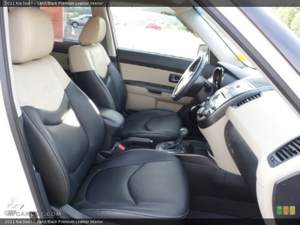 Sand/Black Premium Leather Interior Prime Interior for the 2011 Kia Soul ! #67838828