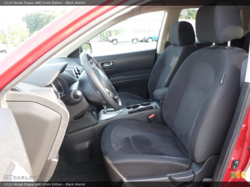 Black Interior Photo for the 2010 Nissan Rogue AWD Krom Edition #67838996