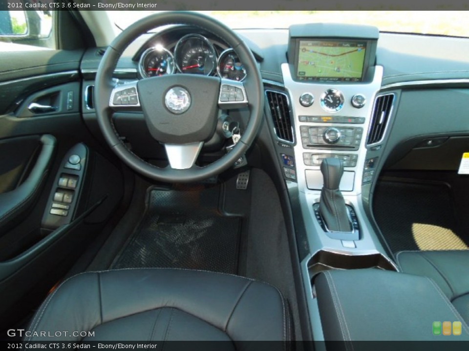 Ebony/Ebony Interior Dashboard for the 2012 Cadillac CTS 3.6 Sedan #67840491